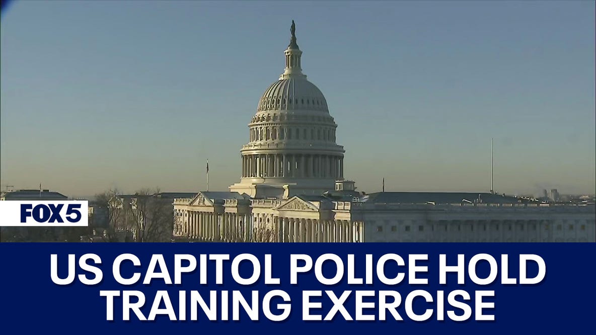 US Capitol Police training exercise held Monday